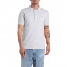 Replay Polo Logo Bianco Uomo