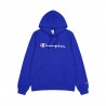 Champion Felpa Con Cappuccio Logo Blu Uomo