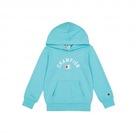 Champion Felpa Con Cappuccio Logo New Azzurro Bambino