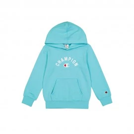Champion Felpa Con Cappuccio Logo New Azzurro Bambino