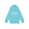 Champion Felpa Con Cappuccio Logo New Azzurro Bambino
