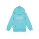 Champion Felpa Con Cappuccio Logo New Azzurro Bambino