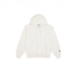 Champion Felpa Con Cappuccio Tono Su Tono Panna Donna