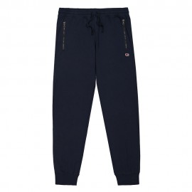 Champion Pantaloni Con Polsino Jersey Blu Uomo