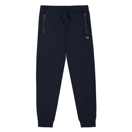 Champion Pantaloni Con Polsino Jersey Blu Uomo