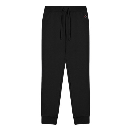 Champion Pantaloni Con Polsino Nero Donna