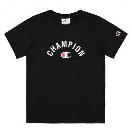 Champion T-Shirt Logo Nero Bambino
