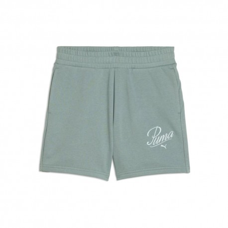 Puma Shorts Logo Salvia Donna