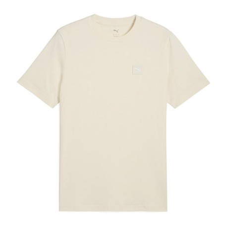 Puma T-Shirt Logo Piccolo Bianco Uomo