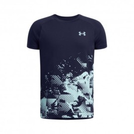 Under Armour T-Shirt UA Tech™ Graphic Blu Bambino
