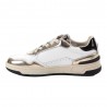 Victoria C80 Lea Bianco Metallic Oro - Sneakers Donna