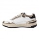 Victoria C80 Lea Bianco Metallic Oro - Sneakers Donna