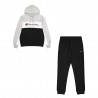 Champion Tuta Sportiva Tricolor Con Cappuccio Grigio Uomo