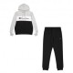 Champion Tuta Sportiva Tricolor Con Cappuccio Grigio Uomo