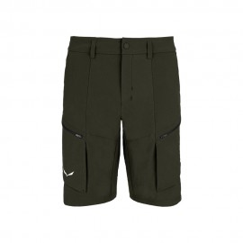 Salewa Pantaloni Corti Puez Dst Cargo Dark Olive Uomo