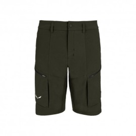 Salewa Pantaloni Corti Puez Dst Cargo Dark Olive Uomo