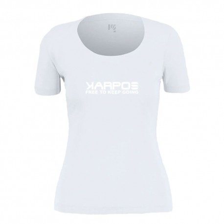 Karpos T-Shirt Loma Cotton Bright Bianco Donna