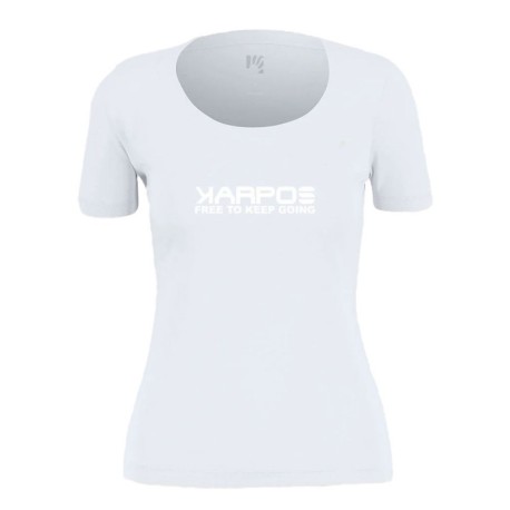 Karpos T-Shirt Loma Cotton Bright Bianco Donna