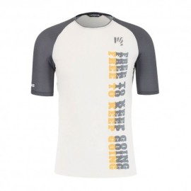 Karpos T-Shirt Moved Evo Bright Bianco Vulcan Uomo