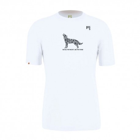 Karpos T-Shirt Wild Animal Bright Bianco Uomo
