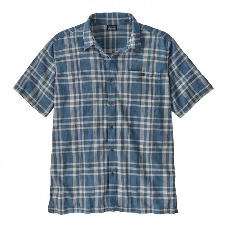 Patagonia Camicia A C Bloom Still Blu Uomo