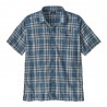 Patagonia Camicia A C Bloom Still Blu Uomo