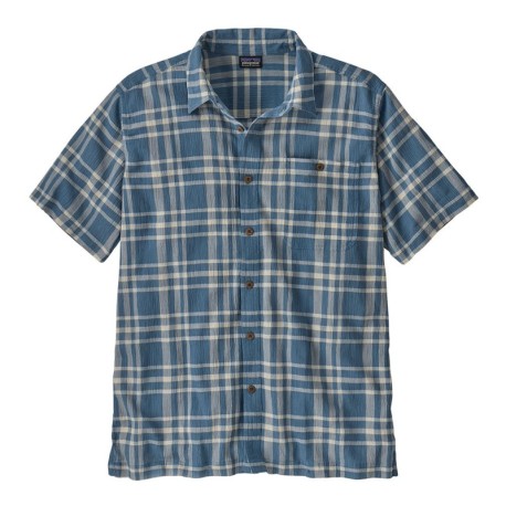 Patagonia Camicia A C Bloom Still Blu Uomo