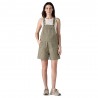 Patagonia Salopette Short Stand Up Overalls River Rock Gree Donna