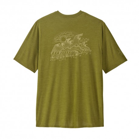 Patagonia T-Shirt Cap Cool Daily Graphic Wind Runner Uomo