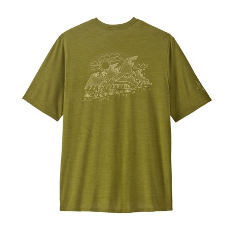 Patagonia T-Shirt Cap Cool Daily Graphic Wind Runner Uomo