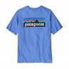 Patagonia T-Shirt P-6 Logo Responsabili-Tee Abundant Blu Uomo