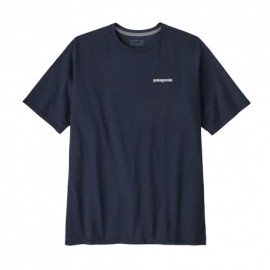 Patagonia T-Shirt P-6 Logo Responsabili-Tee New Navy Uomo