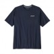 Patagonia T-Shirt P-6 Logo Responsabili-Tee New Navy Uomo