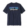 Patagonia T-Shirt P-6 Logo Responsabili-Tee New Navy Uomo
