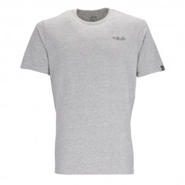 Rab T-Shirt Stance Mountain Peak Grigio Merl Uomo