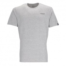 Rab T-Shirt Stance Mountain Peak Grigio Merl Uomo