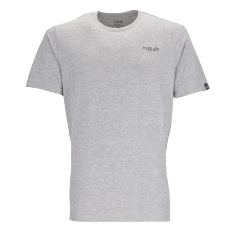 Rab T-Shirt Stance Mountain Peak Grigio Merl Uomo