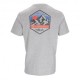 Rab T-Shirt Stance Mountain Peak Grigio Merl Uomo