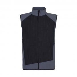 Rock Experience Gilet Razor Blade Caviar Ebony Uomo