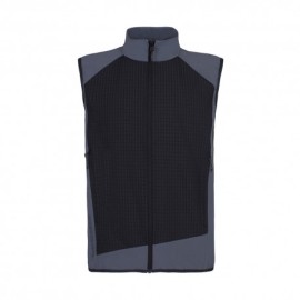 Rock Experience Gilet Razor Blade Caviar Ebony Uomo
