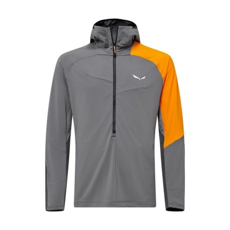 Salewa Fleece Nxt Hyb 1 2 Zip Quiet Shade Uomo