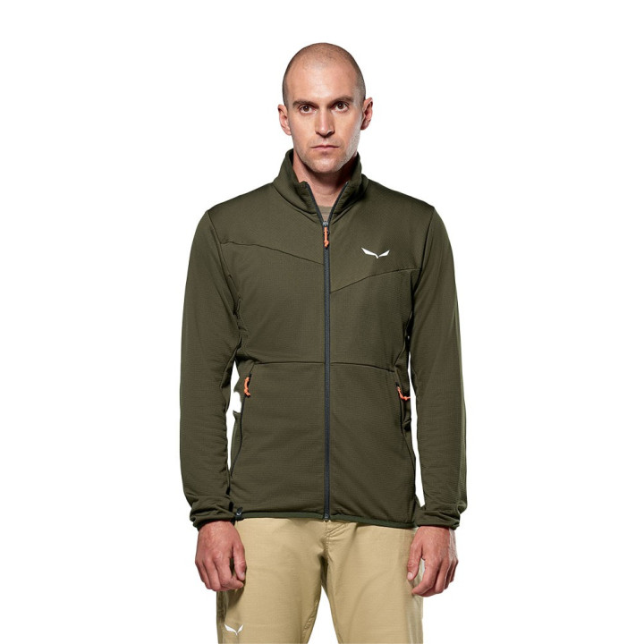 Salewa Fleece Puez Cammino Dark Olive Uomo
