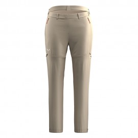 Salewa Pantaloni Convertibile Puez Talvena Quicksand Donna