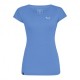 Salewa T-Shirt Puez Melange Morning Blu Melange Donna