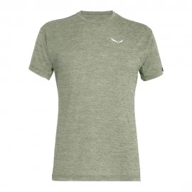 Salewa T-Shirt Puez Melange Shadow Melange Uomo