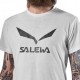 Salewa T-Shirt Solidlogo Dry Bianco Uomo