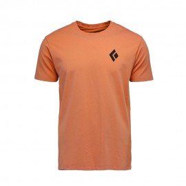 Black Diamond T-Shirt Equipment For Alpinist Nero Uomo
