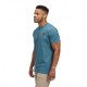 Black Diamond T-Shirt Faded Creek Blu Uomo