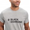 Black Diamond T-Shirt Mini Stacked Nichel Heater Uomo