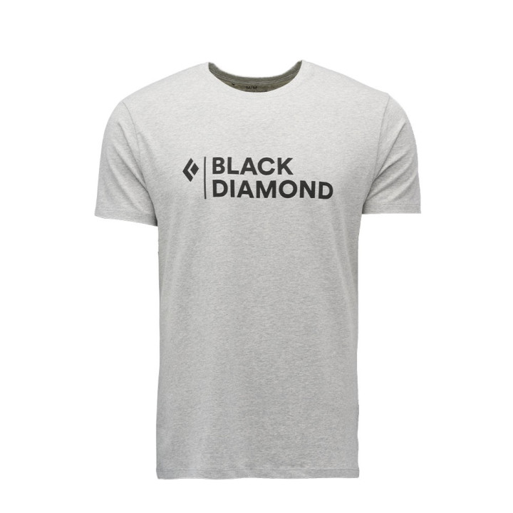 Black Diamond T-Shirt Mini Stacked Nichel Heater Uomo